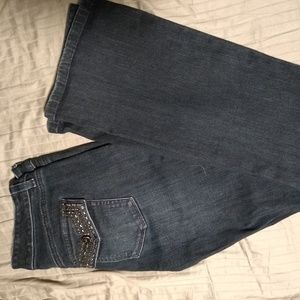 WHBM beaded detail jeans